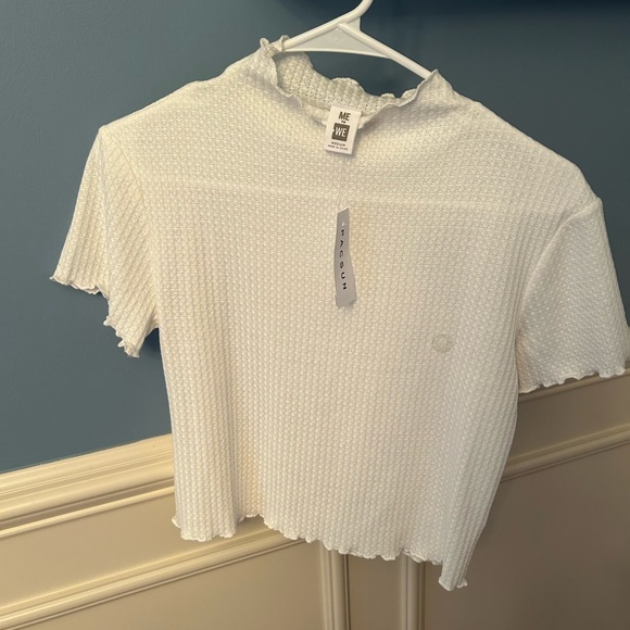 New with tags PacSun mock neck, short sleeve top - Picture 2 of 7